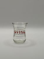 طقم الشاي التراثي الأحمر ابو نقطة الكويتي