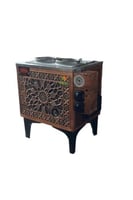 ماكينة شاي نحاسية فتحتين كهربائية