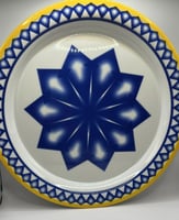 طقم شاي تراثي كويتي ابو نقطة الازرق