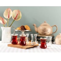 Paşabahçe استكانات شاي صناعة تركية İNCEBELLİ 6 قطع...