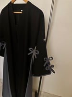 عباية فيونكه رمادي