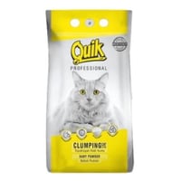 كويك رمل للقطط برائحة بيبي باودر