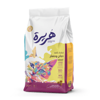 هريرة دجاج وخضار طعام جاف للقطط البالغة