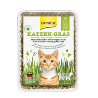 جيم كات عشب للقطط مع بذور عشب الشعير الطبيعي للتخل...