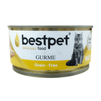 معلبات بيست بيت للقطط البالغة بالدجاج 85 جرام