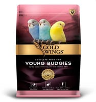 جولد وينجز بريميوم طعام كامل لطيور البادجي الصغيرة...