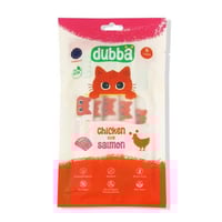 دوبا مكافآت دجاج مع سالمون للقطط 5×15 غ