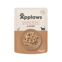 ابلاوز اظرف طعام رطب للقطط البالغة دجاج مع الأرز ب...