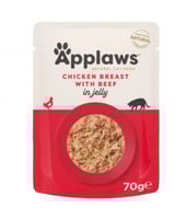 ابلاوز اظرف طعام رطب للقطط البالغة دجاج مع اللحم ا...