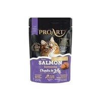 برو آرت® طعام رطب للقطط المعقمة بالسلمون مع الجلي...