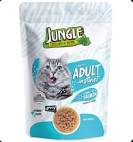 جنغل اظرف طعام رطب للقطط البالغة بالسالمون 100 جرا...