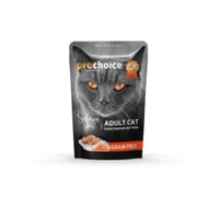 بروتشويز أظرف طعام قطط سلمون مع الكبد 85ج