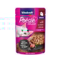 فيتاكرافت اظرف طعام رطب للقطط بالقلوب بالصلصة 85 ج...