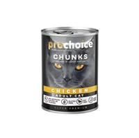 معلبات برو تشويس للقطط البالغة بالدجاج 400 جرام