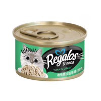 تونا بالمرق 80 غ طعام رطب للقطط البالغة ريغالوس مع...