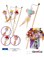 جيم كات ألعاب ترفيهية للقطط سنارة مع الكاتنيب