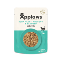 ابلاوز اظرف طعام رطب للقطط البالغة تونة مع سمك الأ...