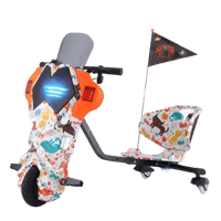 سكوتر دريفت الشرطة الحجم الصغير 36 فولت + ادوات ال...