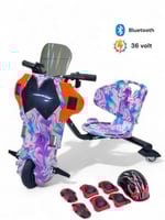 سكوتر دريفت الشرطة الحجم الصغير 36 فولت + ادوات ال...