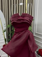 فستان طيف برغندي