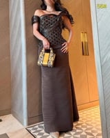 فستان كسرات الكاكاو