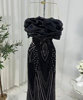 فستان نقشة خرزية