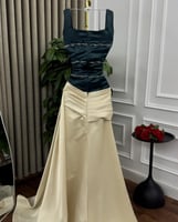 فستان قطرة زمردية