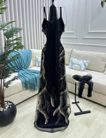 فستان لمعة ذهبية