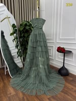 فستان بريق الزمرد