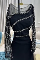 فستان عتمة براقة