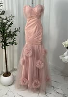 فستان طيف زهري