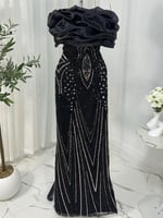 فستان نقشة خرزية