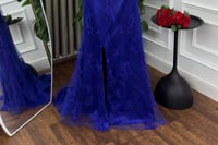 فستان أميرة الكوبالت