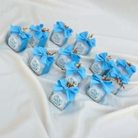 توزيعات مواليد أولاد - توزيعات شمع بابلز 12 حبة