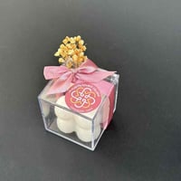 توزيعات شمع بعلبة اكريليك - 12 حبة