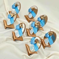 توزيعات مواليد أولاد - توزيعات مرايا استاند خشبي 1...