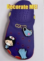 Crocs Charms - baby blue