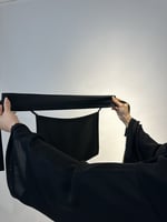 نقاب مطاط طويل مائل