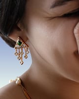 لهج – حلق ذهبية مستوحاة من العمارة النجدية | Remem...