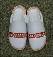 حذاء مبطن فرو - رصاصي