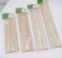 اعواد شوي بأربعة مقاسات مختلفة