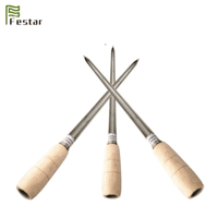 قشارة خضروات بيد خشب طقم 3 حبة