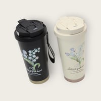 كوب قهوة عازل للحرارة بمقبض جانبي