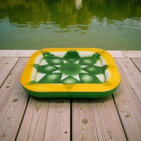 صينية غضار اخضر تراثية