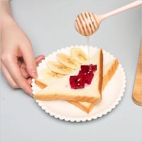 ملاعق عسل بلاستيك ملون