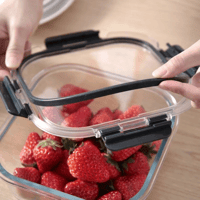 طقم علب حفظ الطعام المربعة