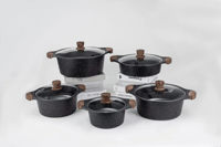 قدور جرانيت جودة عالية اللون الاسود