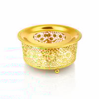 قاعدات شمع ذهبية، تصميم عصري من استل استيل المقاوم...