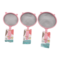 طقم 3 قطع منخال استيل -جوانب بلاستيك