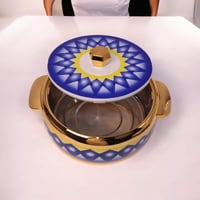 طقم حافظات طعام غضار الازرق